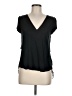 Deletta Black Short Sleeve Top Size M - photo 1