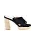 Just Fab Black Wedges Size 9 - photo 1