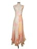 Hutch 100% Polyester Tie-dye Orange Cocktail Dress Size 4 - photo 2