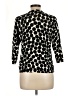 August Silk Polka Dots Black Pullover Sweater Size L - photo 2