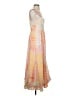 Hutch 100% Polyester Tie-dye Orange Cocktail Dress Size 4 - photo 4