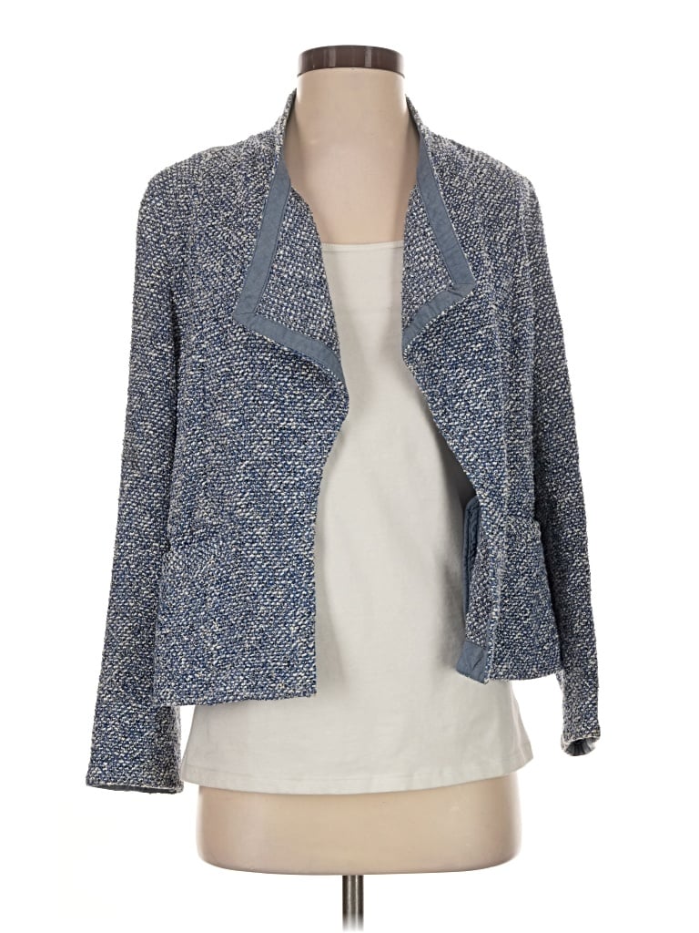 Pre-owned Talbots Blazer Jacket In Blue