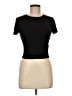 Express Black Short Sleeve Turtleneck Size M - photo 1
