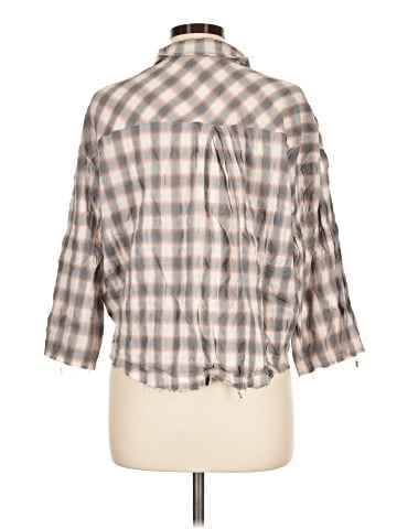 Pol 3/4 Sleeve Button-Down Shirt (view 2)