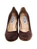 Look 100% Leather Burgundy Heels Size EU 37 1/2 - photo 2