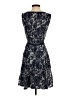 Roz & Ali Paisley Blue Casual Dress Size 4 - photo 2