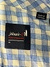 Johnnie-O Checkered-gingham Blue Long Sleeve Button-Down Shirt Size 16 - photo 4