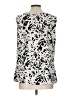Ellen Tracy Silver Sleeveless Blouse Size L - photo 2