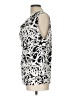 Ellen Tracy Silver Sleeveless Blouse Size L - photo 5