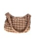 Urban Expressions Checkered-gingham Solid Tan Brown Hobo One size - photo 1