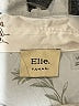 Elie Tahari 100% Polyester Print Ivory Short Sleeve Blouse Size M - photo 7