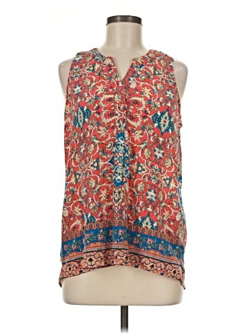 Tolani Sleeveless Silk Top (view 1)