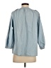 Levi's 100% Cotton Blue 3/4 Sleeve Button-Down Shirt Size S - photo 2