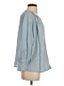 Levi's 100% Cotton Blue 3/4 Sleeve Button-Down Shirt Size S - photo 4