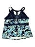 Lands' End Print Blue One Piece Swimsuit Size 16W (DD) - photo 2