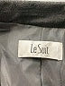 Le Suit 100% Polyester Black Blazer Size L (estimated) - photo 6