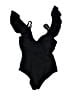 Marilyn Monroe Solid Black One Piece Swimsuit Size L - photo 1