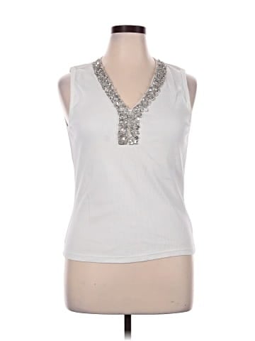 Cable & Gauge Sleeveless T-Shirt (view 1)