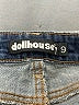 Dollhouse Blue Overall Shorts Size 9 - photo 3