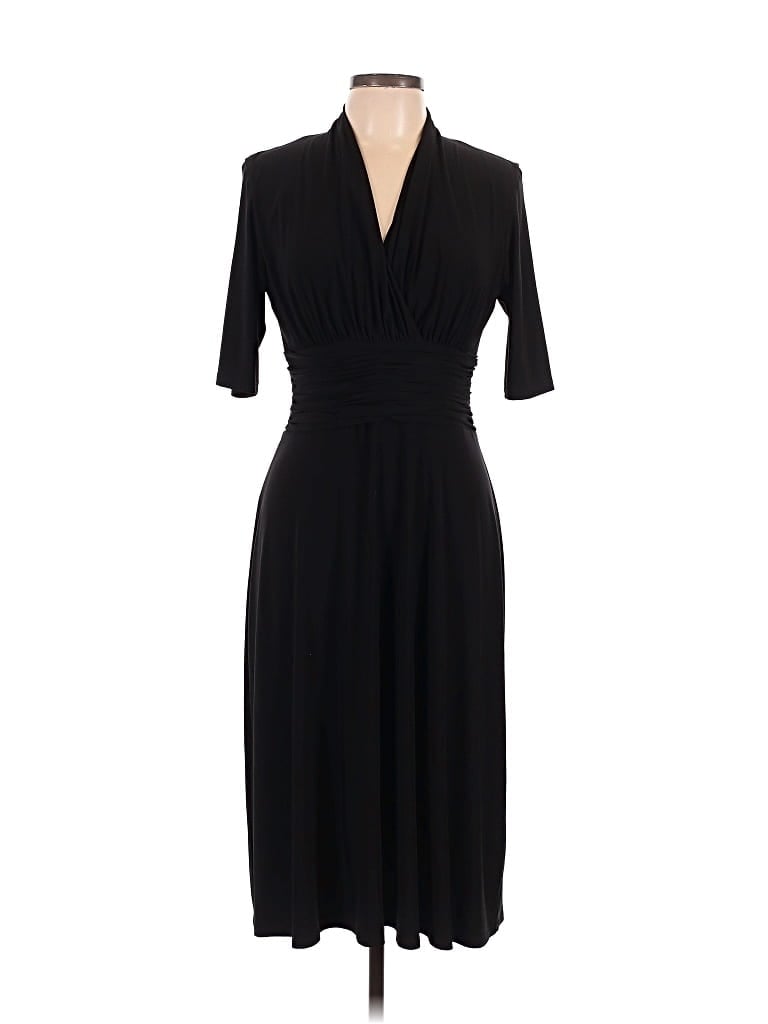 Pre-owned Evan Picone Cocktail Dress In Black