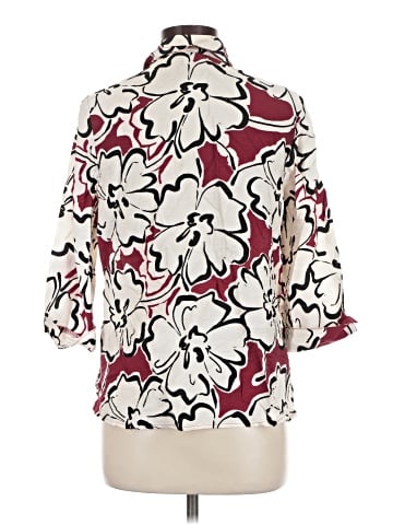 Sara Michelle 3/4 Sleeve Button-Down Shirt (view 2)