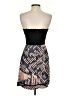 Hype Graphic Brown Cocktail Dress Size 4 - photo 2