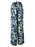 Express 100% Polyester Paisley Blue Casual Pants Size XS - photo 2