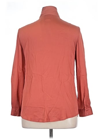 Diane von Furstenberg Long Sleeve Silk Top (view 2)