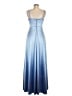 City Studio Blue Cocktail Dress Size 9 - photo 2