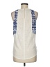 Color Thread 100% Polyester Ivory Sleeveless Top One size - photo 2