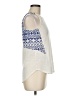 Color Thread 100% Polyester Ivory Sleeveless Top One size - photo 4