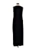 Apt. 9 Solid Black Casual Dress Size XL - photo 2