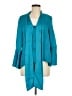 Alice + Olivia 100% Silk Teal Kimono Size M - photo 1