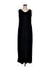 Apt. 9 Solid Black Casual Dress Size XL - photo 1