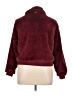 Say What? 100% Polyester Burgundy Faux Fur Jacket Size XL - photo 2