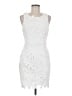 Astr 100% Polyester White Cocktail Dress Size M - photo 1