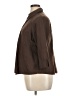 Basic Editions Brown 3/4 Sleeve Button-Down Shirt Size 1X - photo 5