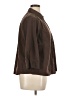 Basic Editions Brown 3/4 Sleeve Button-Down Shirt Size 1X - photo 4