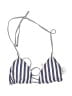 Roxy Stripes Blue Swimsuit Top Size 8 - photo 1