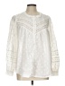Torrid 100% Cotton Ivory Long Sleeve Blouse Size Lg Plus (0) - photo 1