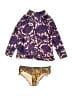 Zimmermann Paisley Purple Two Piece Swimsuit Size 4 - photo 1