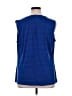 Susan Lawrence Blue Sleeveless Blouse Size XL - photo 2