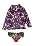 Zimmermann Paisley Purple Two Piece Swimsuit Size 4 - photo 2