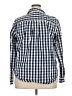 St. John's Bay 100% Cotton Checkered-gingham Blue Long Sleeve Button-Down Shirt Size XXL - photo 2