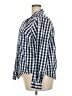 St. John's Bay 100% Cotton Checkered-gingham Blue Long Sleeve Button-Down Shirt Size XXL - photo 5