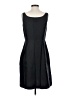 Ann Taylor 100% Silk Black Cocktail Dress Size 4 - photo 2