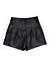 Topshop Metallic Black Shorts Size 6 - photo 1