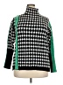 Stylewe Houndstooth Green Turtleneck Sweater Size 2X - photo 1