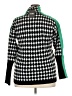 Stylewe Houndstooth Green Turtleneck Sweater Size 2X - photo 2