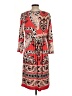 Sunny Leigh Paisley Multi Color Red Casual Dress Size L - photo 2
